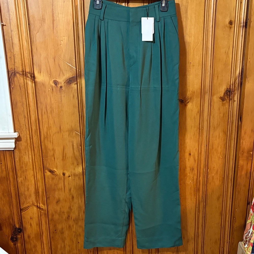 NWT Equipment Green Trouser Pants - Size 4